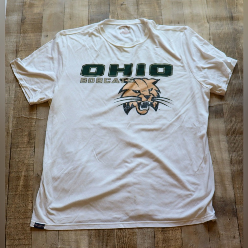 Ohio University dri fit jansport t shirt - white - XL